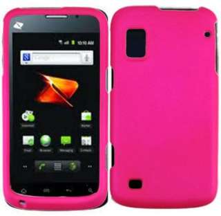 For Boost Mobile ZTE Warp N860 Solid Hot Pink Snap on Hard Case Phone 