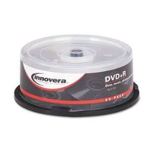  INNOVERA DVD+R Discs 4.7GB 16x Spindle Silver 25/Pack 