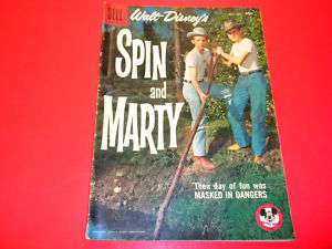 SPIN AND MARTY #7 Dell Comics 1958 WALT DISNEY  