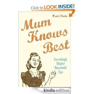  Mum Knows Best eBook M and J Hanks Kindle Store