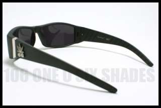 CHOLO Sunglasses Biker Gangster Style DARK Matte BLACK  