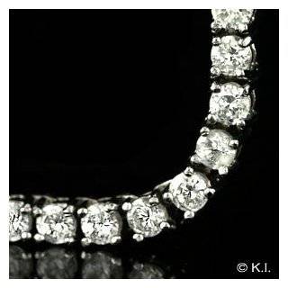 36 1 Row Iced Out Cubic Zirconia CZ Blackout Chain Jewelry  