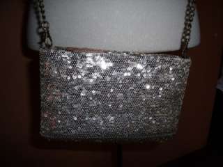 GORGEOUS CLUTCH/SHOULDER PURSE GOLD SEQUIN BY JCREW AWESOME