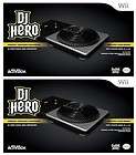 NEW Official Wii DJ Hero TURNTABLE Game Controllers NINTENDO 