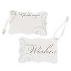 24 Wish Cards w/ Ribbon Wedding Decoration Wishing Tree Bridal Shower 