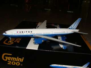   200 United Airlines B777  200ER G2UAL147 1/200 **Free S&H**  