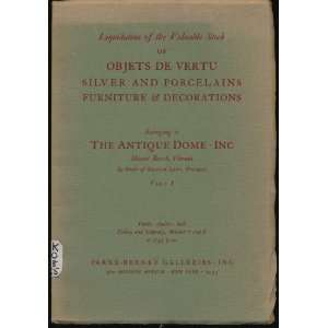  Liquidation of the Valuable Stock of Objets de Vertu 
