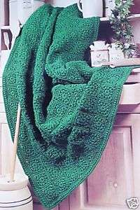 Puff Stitch Square Afghan Crochet Pattern  