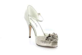 WILD DIVA JOJO 191 Ruffled Peep Toe High Heels. 4 inch heel, 0 inch 