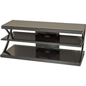   48 Wide Metal and Glass Flat Panel HDTV Stand   Y68358 Electronics