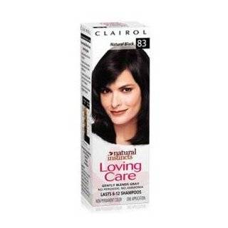 Clairol Loving Care, Hair Color Creme Lotion 83, Natural Black   3 OZ 