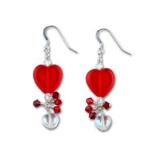  Red Hot Hearts Earring Kit Arts, Crafts & Sewing