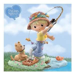 Precious Moments Whimsical Figurines: What A Catch by Precious Moments 