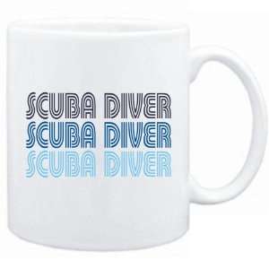  New  Scuba Diver Retro Color  Mug Sports