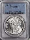 1878 CC US Morgan Silver Dollar $1   PCGS MS65
