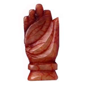  Chinese Jade Hand Charm Pendant 
