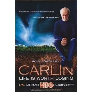  George Carlin Life Is Worth Losing   Movie Poster   27 x 