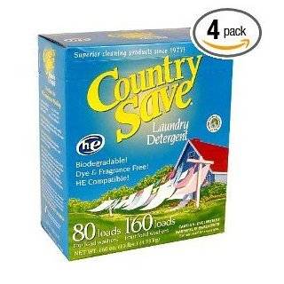 Country Save HE Laundry Detergent, Powder, 160 Load, 10 lb Boxes (Pack 