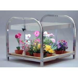 Compact Lite Aluminum Large Table Top Indoor Gardening System  