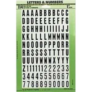  Letter/Number (Pack Of 10) Mm 6 House Numbers & Letters Adhesive Home