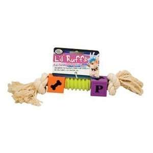Four Paws 22109 Lil Ruffs Puppy Blck/Rope Rbbd  Pet 