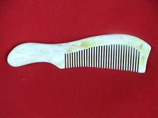 SUPERIOR QUALITY IVORY/GLOSSY SHEEP HORN COMB   7.75  