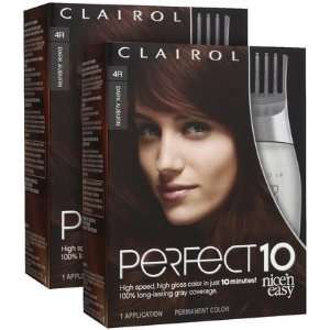 Clairol Nice n Easy Hair Color, 4R, Dark Auburn, 2 ct (Quantity of 3)