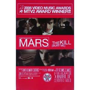  30 Seconds To Mars   A Beautiful Lie   Two Sided Poster 