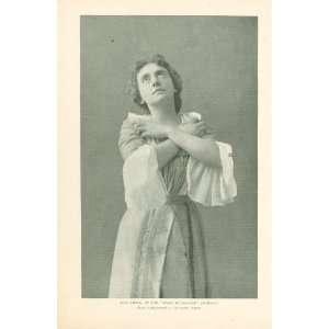  1898 Print Actress Una Abell of Ward of France Company 