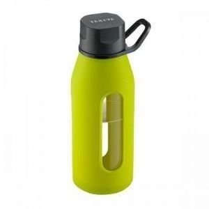  Glass Water Bottle 16oz Green: Computers & Accessories
