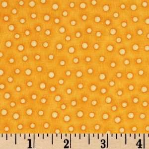  44 Wide Whimsyland Polka Dots Gold\Yellow Fabric By The 