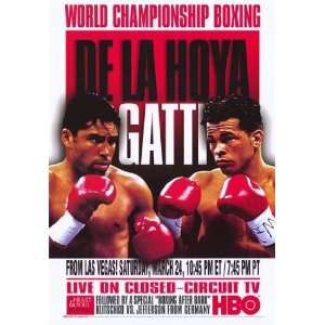  Oscar De La Hoya vs Arturo Gatti by Unknown 11x17