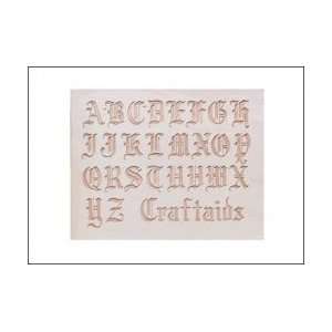  Upper Case Old English Alphabet template Arts, Crafts 