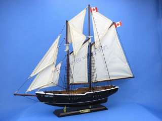 Bluenose 24 Sailing Ship Model Authentic Model  