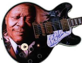 King Autographed Signed Gibson Lucille Best Airbrush Guitar UACC 