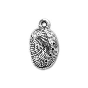  Antique Silver Abalone Charm: Arts, Crafts & Sewing