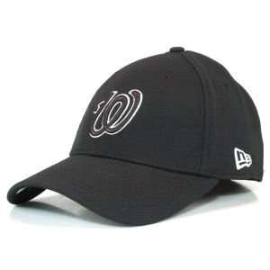  Washington Nationals Black and White Ace Hat Sports 