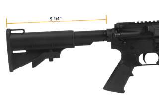 UTG Gun 4 Position Carbine Stock and Buffer Spring BLACK Tactical 