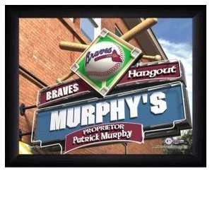  Atlanta Braves Personalized Pub Print: Sports & Outdoors