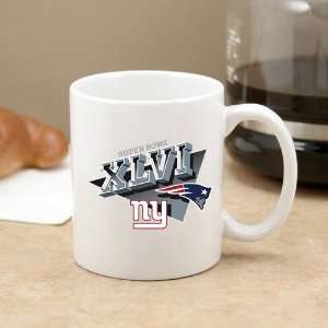 New York Giants vs. New England Patriots Super Bowl XLVI Bound Dueling 