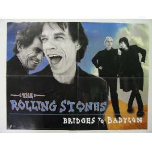    Rolling Stones Bridges To Babylon CD Promo Poster: Home & Kitchen