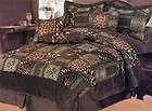 Pcs Leopard Giraffe Tiger Velvet Comforter Set Bed In A Bag Queen 
