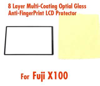 LCD Optical Glass Screen Protector Fujifilm X100 Camera  