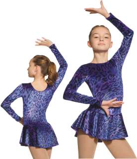 New!! Mondor Figure Skating Dress Girls   Model 2723   Wild Cat  