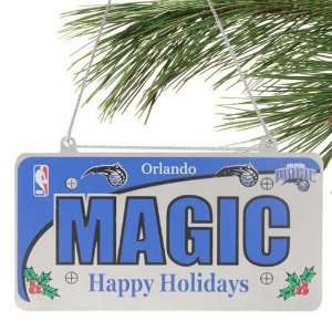  Orlando Magic Metal License Plate Ornament Sports 