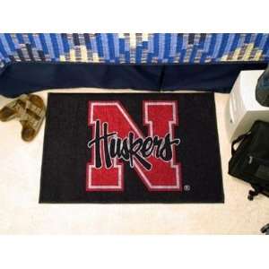  Nebraska Cornhuskers Starter Rug/Carpet Welcome/Door Mat 
