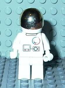 Lego SPACE minifig: Shiny Gold Visor Nasa Astronaut  