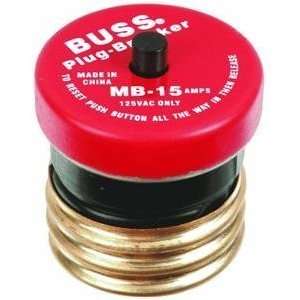  Bussmann BP/MB 20 20 Amp Edison Base Plug Fuse Circuit 