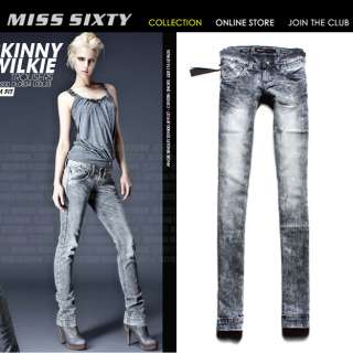 NEW HOT Stunning Gray Slim MISS SIXTY Ladys Cool Jeans  