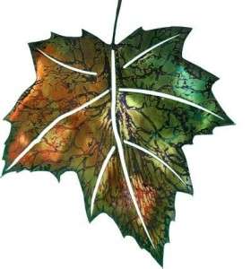   MAPLE LEAF METAL WALL ART Sculpture   Tree Leaves Country Home Decor